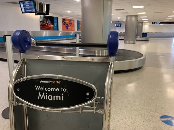 where to meet my driver at MIA