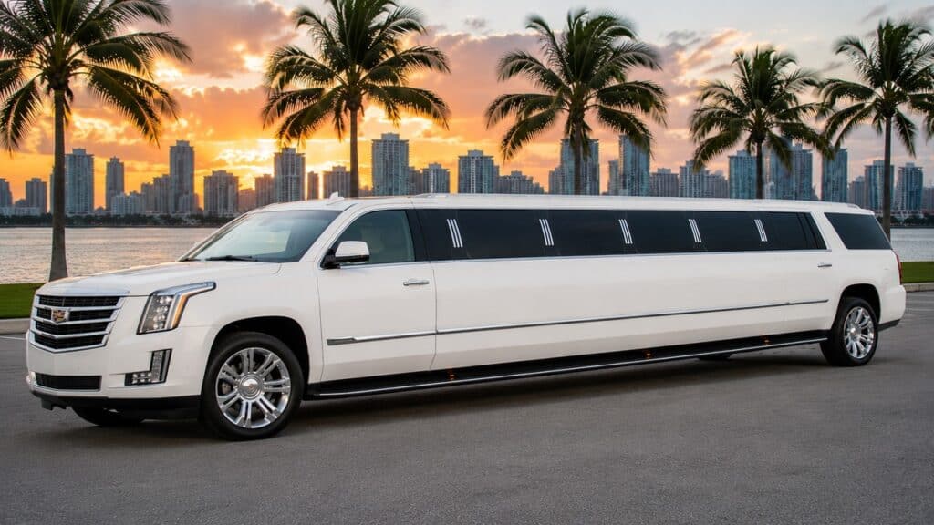 escalade stretch limo